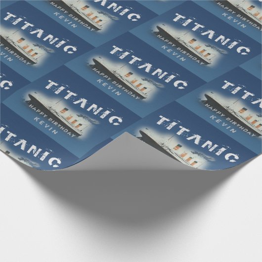  Personalisiert Titanic Geschenkpapier (Ecke)