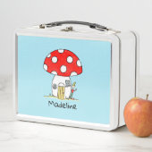 Personalisiert Toadstool & Elf Metall Brotdose (Beispiel)
