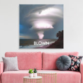 Personalisiert Tornado Twister Storm Leinwanddruck (Insitu (Wohnzimmer))
