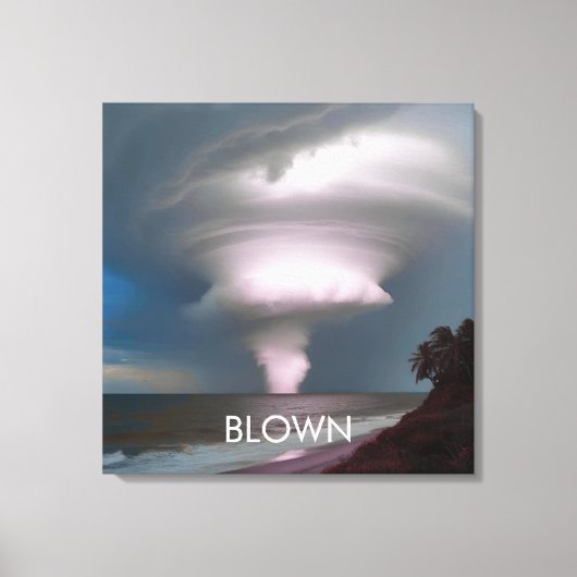 Personalisiert Tornado Twister Storm Leinwanddruck (Vorderseite)