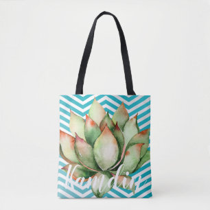 Personalisiert Tote Bag Boho Cacti Cactus Succulen Tasche