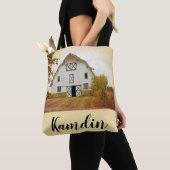 Personalisiert Tote Bag Sunset Barn Country Rustik Tasche (Von Nahem)