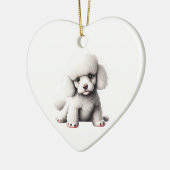 Personalisiert Toy Poodle Puppy Keramik Ornament (Links)