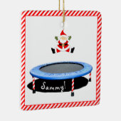 Personalisiert Trampolin Gymnast Keramikornament (Rechts)