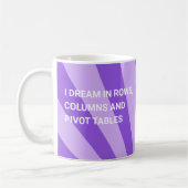 Personalisiert träume ich in Drehtischen Lila Kaffeetasse (Links)