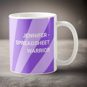 Personalisiert träume ich in Drehtischen Lila Kaffeetasse