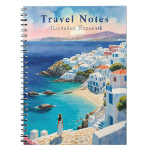Personalisiert Travel Greece Notebook - Notizblock