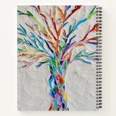 Personalisiert Tree Spiral Notebook Notizblock (Rückseite)
