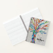 Personalisiert Tree Spiral Notebook Notizblock (Innenseite)