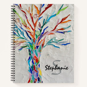Personalisiert Tree Spiral Notebook Notizblock