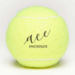 Personalisiert trendy Modern Initials ACE Tennisbälle