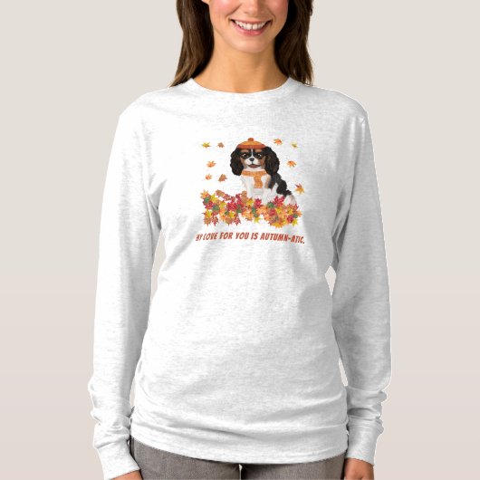 Personalisiert Tri Colored Cavalier Spaniel    T-Shirt (Vorderseite)