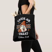 Personalisiert Trick oder Treat Ghost Halloween Tasche (Von Nahem)