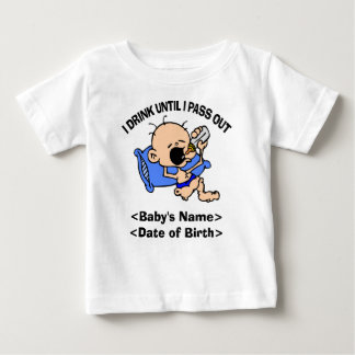 Personalisiert trinke ich, bis ich T - Shirt ausge