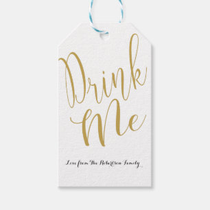 Personalisiert trinken Sie mich Geschenkumbau Geschenkanhänger