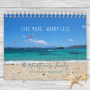 Personalisiert Tropical Beach 2026 Foto Kalender