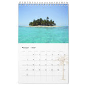 Personalisiert Tropical Beach 2026 Foto Kalender (Feb 2027)