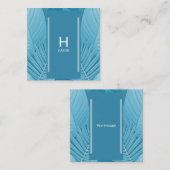 Personalisiert tropisch Aquamarin Mitteilungskarte (Vorne/Hinten)