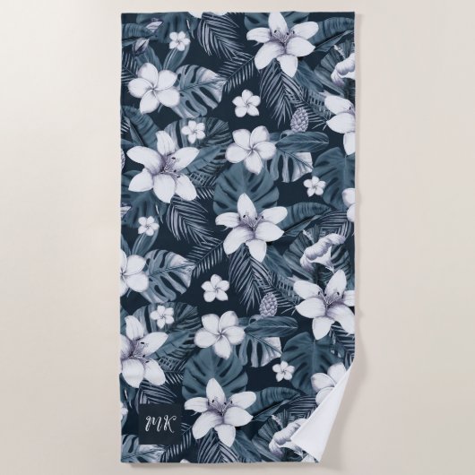 Personalisiert tropisch strandtuch (Vorderseite)