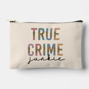 Personalisiert True Crime Junkie   Crime Shows Lov Zubehörtasche