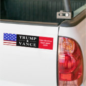 Personalisiert Trump Vance 2024 Autoaufkleber (Auf Lkw)