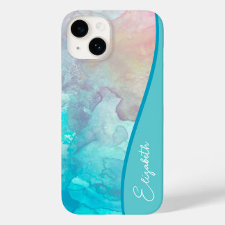 Personalisiert Türkis Case-Mate iPhone 14 Hülle