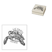 Personalisiert Turtle Ex Libris Buchzeichen Gummistempel (Stempel)