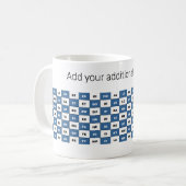Personalisiert Two Letter Words British English Bl Kaffeetasse (Vorderseite Links)