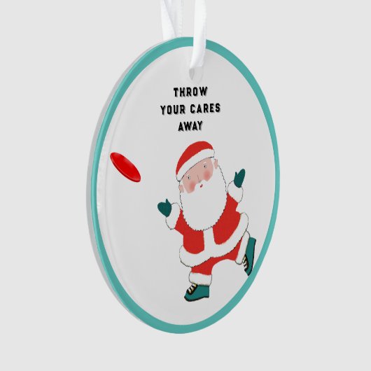 Personalisiert Ultimate Frisbee Ornament (Vorderseite)