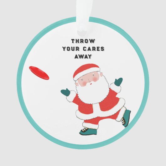 Personalisiert Ultimate Frisbee Ornament (Vorderseite)