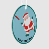 Personalisiert Ultimate Frisbee Ornament (Vorderseite)
