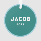 Personalisiert Ultimate Frisbee Ornament (Rückseite)