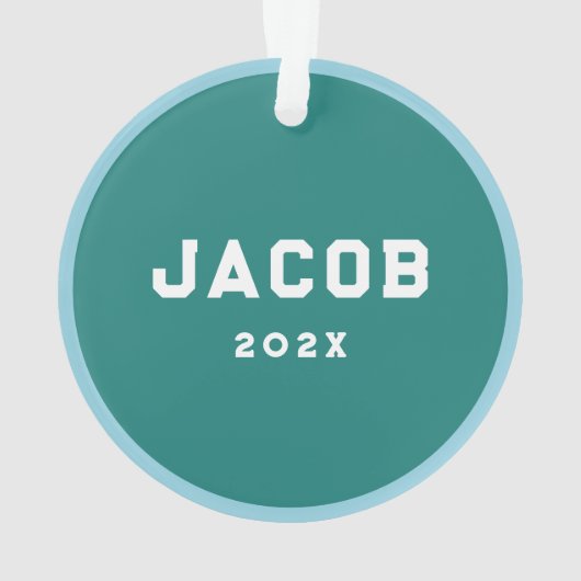 Personalisiert Ultimate Frisbee Ornament (Rückseite)