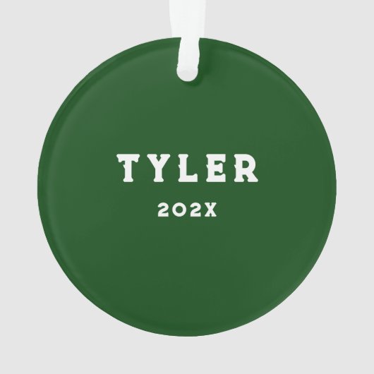 Personalisiert Ultimate Frisbee Ornament (Rückseite)