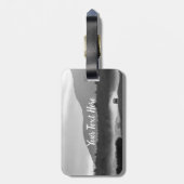 Personalisiert, um die Welt zu sehen | Gepäckmarke Gepäckanhänger (Rückseite vertikal)