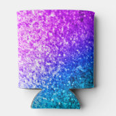 Personalisiert Unicorn Ombre Glitt Koozie Can Hold Dosenkühler (Rückseite)