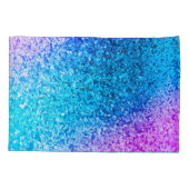 Personalisiert Unicorn Ombre Glitzer Kissen Hüllen Kissenbezug (Rückseite-Links)