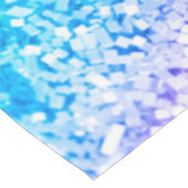 Personalisiert Unicorn Ombre Glitzer Tablecloth Tischdecke (Schrägansicht)