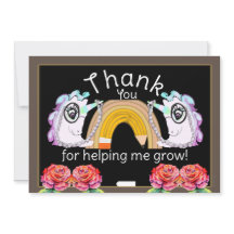 Personalisiert Unicorn Rainbow Teacher Vielen Dank