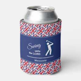 Personalisiert UNION JACK Golf Dosenkühler
