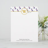 Personalisiert UNION JACK UK Map Letterhead Briefbogen (Stehend Vorderseite)