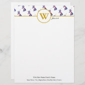 Personalisiert UNION JACK UK Map Letterhead Briefbogen (Vorne/Hinten)