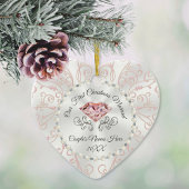 Personalisiert Unser erstes Verheiratetes Weihnach Keramik Ornament