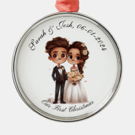 Personalisiert, Unser erstes Weihnachtsgeschenk Ornament Aus Metall