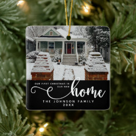 Personalisiert unsere ersten Weihnachten auf unser Keramikornament