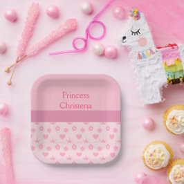 Personalisiert Unsere Kleine Prinzessin Geburtstag Pappteller