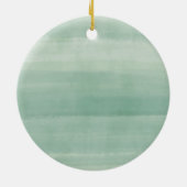 Personalisiert Unsere neue Zuhause Grün Weihnachte Keramik Ornament (Hinten)