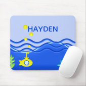 Personalisiert unter dem Unterseeboot Mousepad (Mit Mouse)