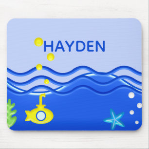 Personalisiert unter dem Unterseeboot Mousepad