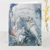 Personalisiert unter der Meeresküste Karte (Gelbe Blume)